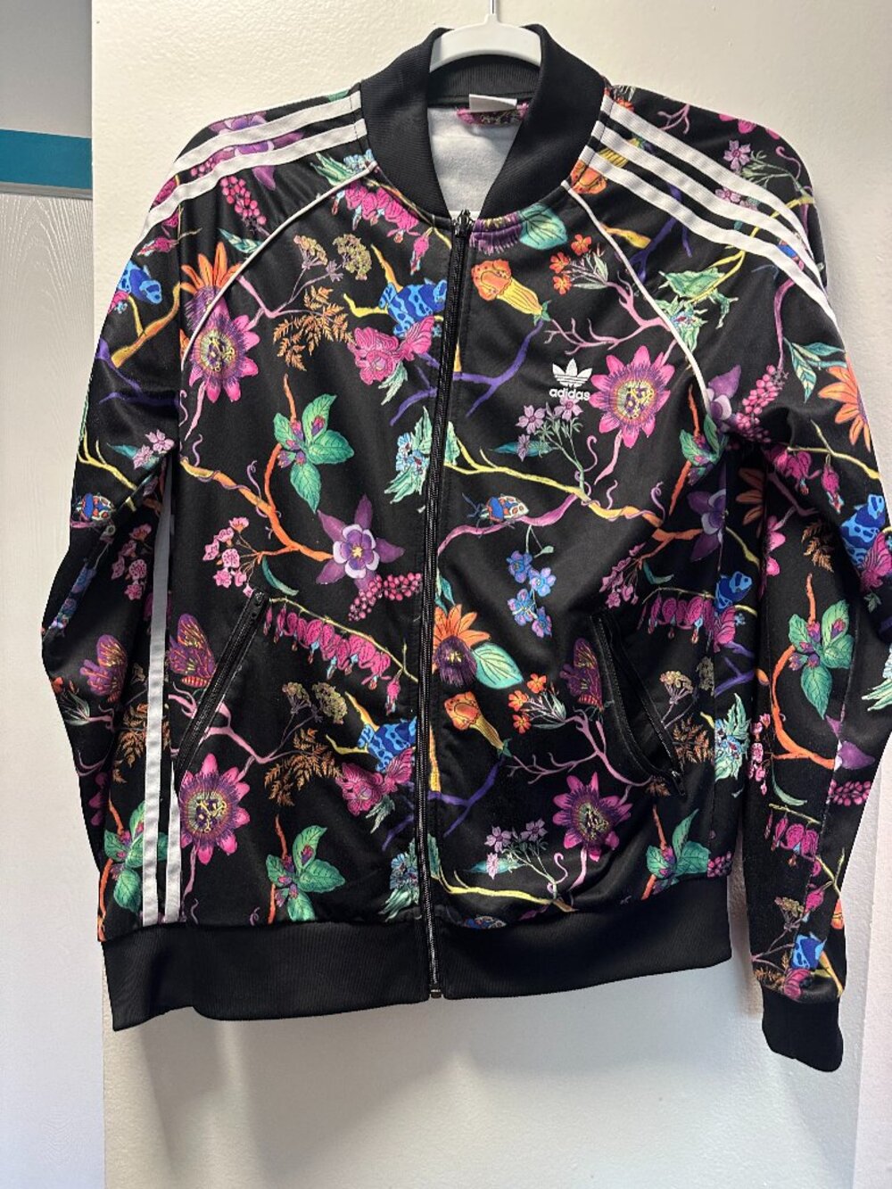 RARE Adidas Originals "Poisonous Garden" Floral Track Jacket – Women's Medium